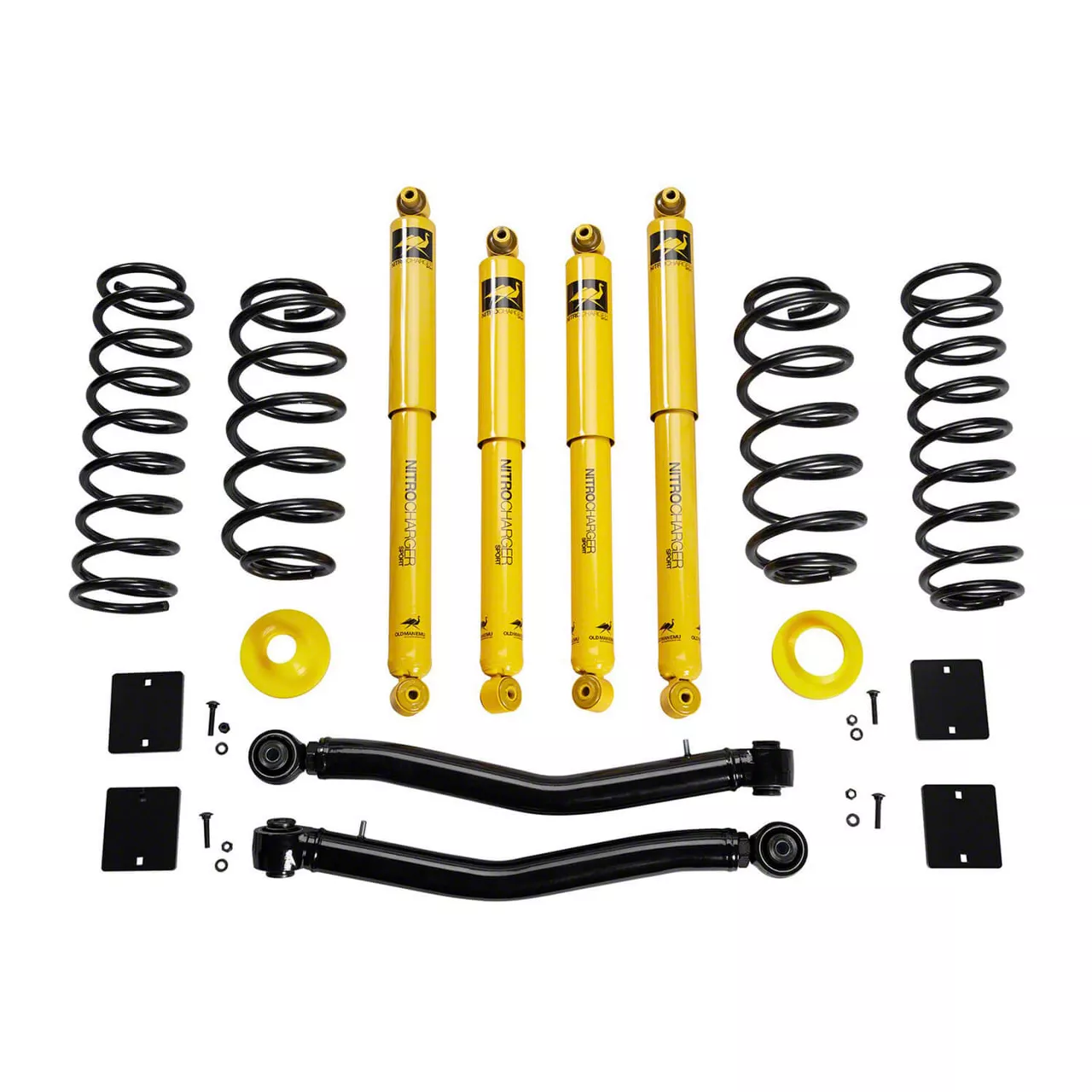 2" Medium Load Suspension Lift Kit — Jeep Wrangler JL 4-Door (2018-2025)